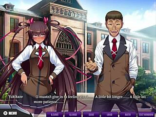 Taimanin Yukikaze 2 Bukkake Scene