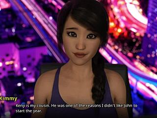 Shauna guides John through intense edging session