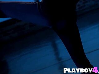 Sexy Blonde Big Tits MILF Model Ashley Mattingly Poses In Lingerie, Stripping Solo