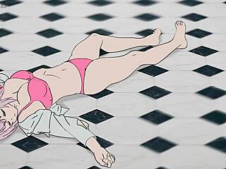 in this hentai, an old teacher fucks sleeping alya in the locker room, and she hides her feelings 😏