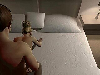 3D Escort Babe Gives Blowjob Leading to Cumshot