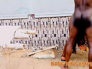 bbw gets pounded doggy style in backyard during thanksgiving prep