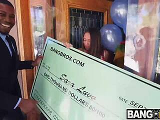 sara luvv handles two monster cocks from ricky johnson and charlie mac