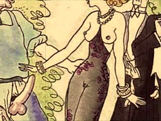 my secret life in vintage erotic comic style