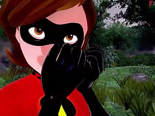 Elastigirl fucks hard on secret mission!