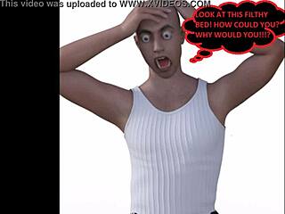 I feel the humiliation in this 3d cuckold foot fetish comic part 2, it's intense