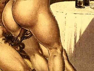 my secret life in vintage erotic comic style