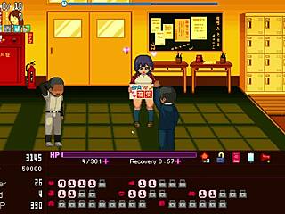 Manager serves all in hentai game!