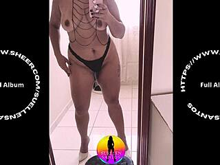 after training, i like masturbating my big pussy as a fitness model