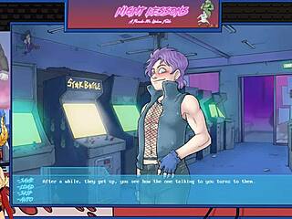 Muscular redhead learns night lessons from vampire in anime