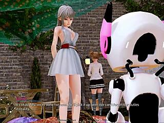 Intense harem hotel action