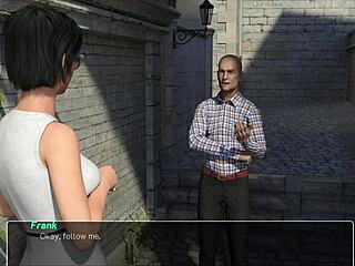 she says, 'fuck me, master, with big tits outdoors'