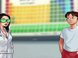 In Summertimesaga, Teacher Discovers Cock Size Anomaly in Episode 1 Scene 31