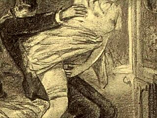 check out this vintage erotic cartoon illustration from the retro era