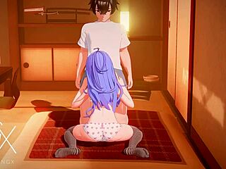 Anime Hentai Game Roxy Sexy Fucks In Various Positions!