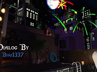 Catgirl really wants that cock and gets creampied before fireworks