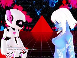 Intense harem hotel action