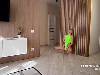 petite step sister can't get enough of riding every day