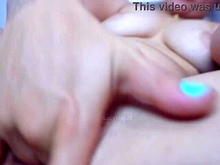 close-up view of a real orgasm in 4k