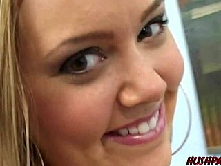 amber says, 'i'm a proud bubble butt slut giving blowjob'