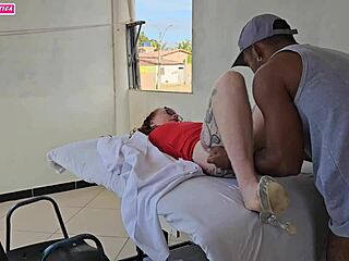 I Came Hard on My Client's Small Cock!