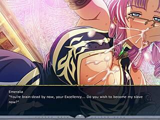 Emeralia stars in this kyonyuu fantasy h-scene with big tits action