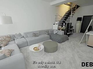 Beautiful black Czech girl gets fucked in POV for debt repayment