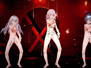 Honkai Star Rail Clara & March 7th Hentai MMD