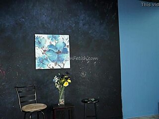 Behind The Scenes, A Fetish Model Teases With Balloons Backstage