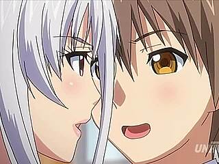 young girl gets anal creampie and squirts in hentai