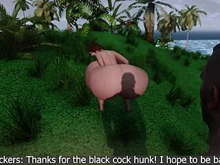 White Milf Cheats with Big Black Cock in African 3D Hentai Scene