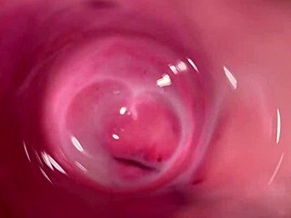 Camera captures my creamy tight pussy in wild action