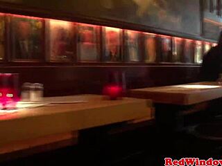 Redlight Eurobabe Masturbates After Hot Sex Session