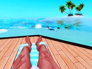 perverted mermaid gives deep throat blowjob to huge bbc in sims 4 cosplay