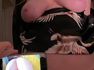 Hot Stepmother Caught Jerking Off Helps Cum