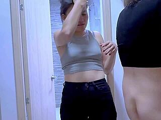 Scarleth and chanel moan in passionate lesbian fingering and tribbing on bed