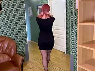 Muscular lover licks and bangs redhead teen with deepthroat and cumshot action. Passionate face fucking included.