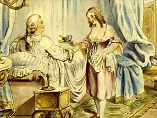 Vintage erotic drawings from antique cartoon hentai