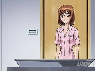 gynecologist works on hentai patient with toys