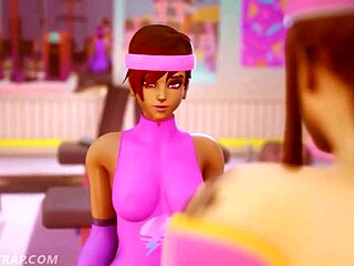 Hey, check this wild lesbian training in 3D hentai!