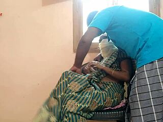 cheating wife at ranch gives blowjob to neighbor in wild session