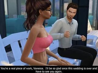 Girl Next Door Vanessa Sims Seduces at Wedding