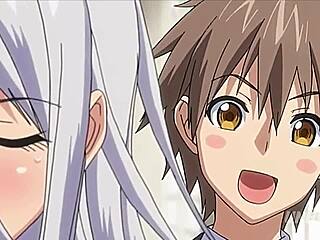 young girl gets anal creampie and squirts in hentai