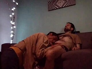 he does a little massage and tastes cock