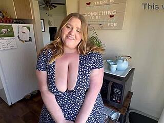 Fucking lonely bbw roomie in pov close up.