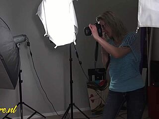 couldn’t resist, horny photographer sucked my dick with wild desire in german studio