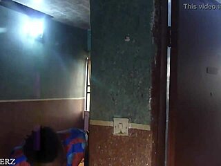 Old comedy man sneaks bathroom fuck with wife while husband sleeps