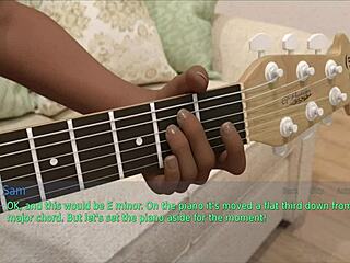 a wife and stepmother in homemade scene