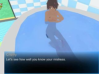 femdom university cherry bathroom scene