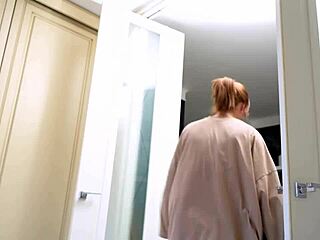 wife hidden in closet, shower intrigue with her best friend emma korti, intense moment.